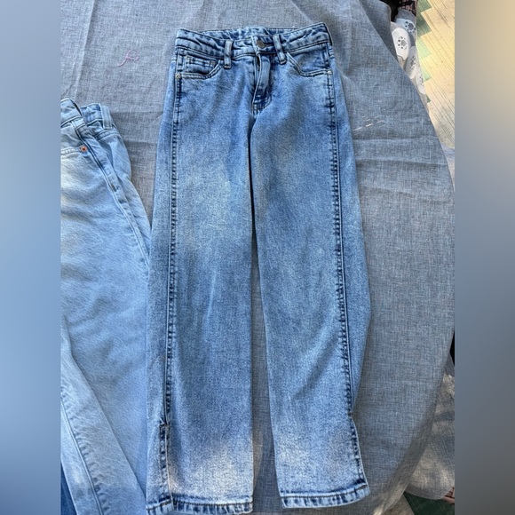 Girls Medium Bundle of Four Denim Jeans - Mixed Blue + Black - Picture 2 of 5